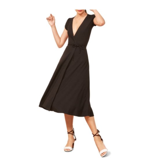 reformation becca midi dress
